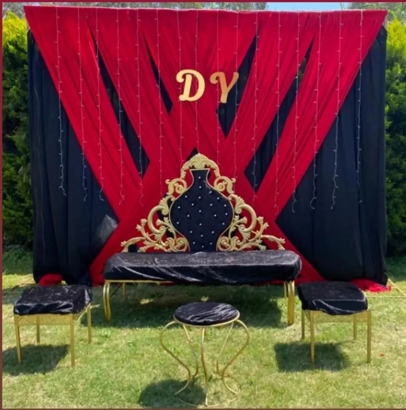 Kına gecesi sahne düzeni